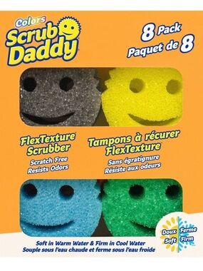 NEW 8 Count Scrub Daddy Scratch-Free Sponges Variety Pack